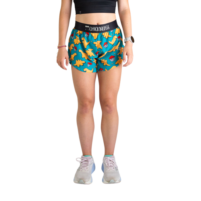 Women's ChicknLegs Nuggets 4" Split Shorts - NUGGETS
