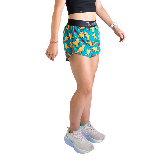 Women's ChicknLegs Nuggets 4" Split Shorts - NUGGETS