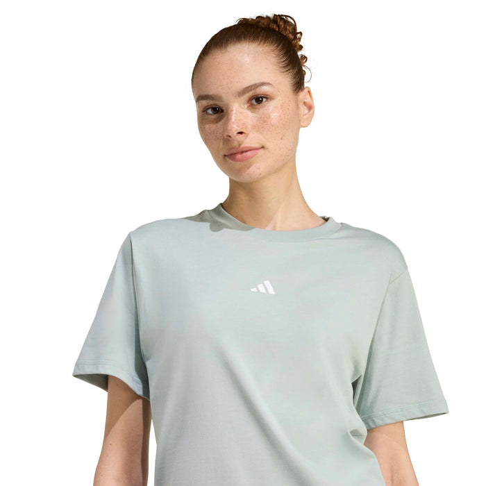Women's Adidas Essentials Small Logo Cotton T-Shirt - WOSA