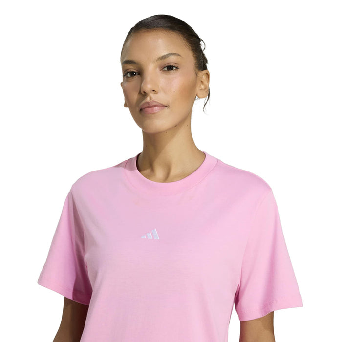 Women's Adidas Essentials Small Logo Cotton T-Shirt - STTRBL