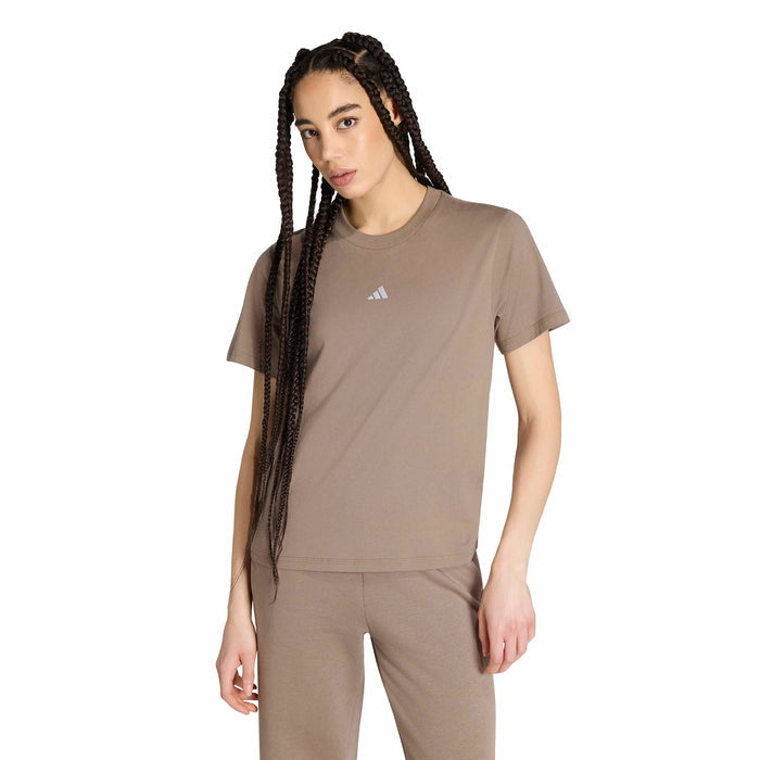 Women's Adidas Essentials Small Logo T-Shirt - KHASIX