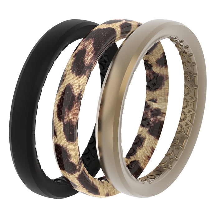 Women's Groove Life Rose Stackable Rings - 126 LEOP