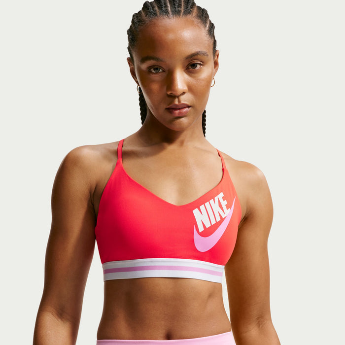 Women's Nike Light-Support Indy Sports Bra - 696 - CRIMSON