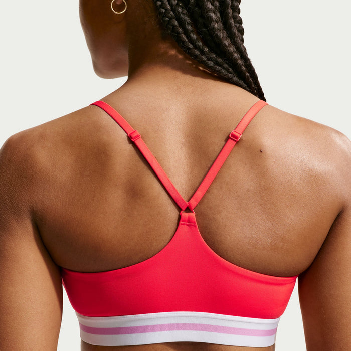 Women's Nike Light-Support Indy Sports Bra - 696 - CRIMSON