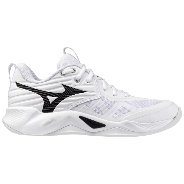Women's Mizuno Wave Momentum Pro Volleyball Shoe - 0090 - WHITE/BLACK