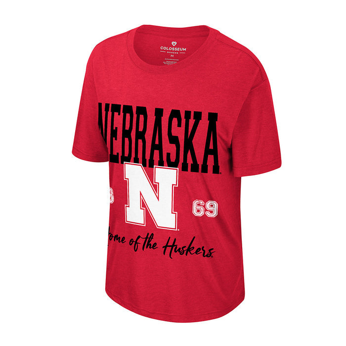 Women's Nebraska Huskers Ever Oversized T-Shirt - NEBRASKA