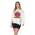 Women's Nebraska Huskers French Terry Crew - CHALK-NE