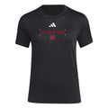 Women's Nebraska Huskers Adidas Go Big Red Pregame T-Shirt - BLK-NEB
