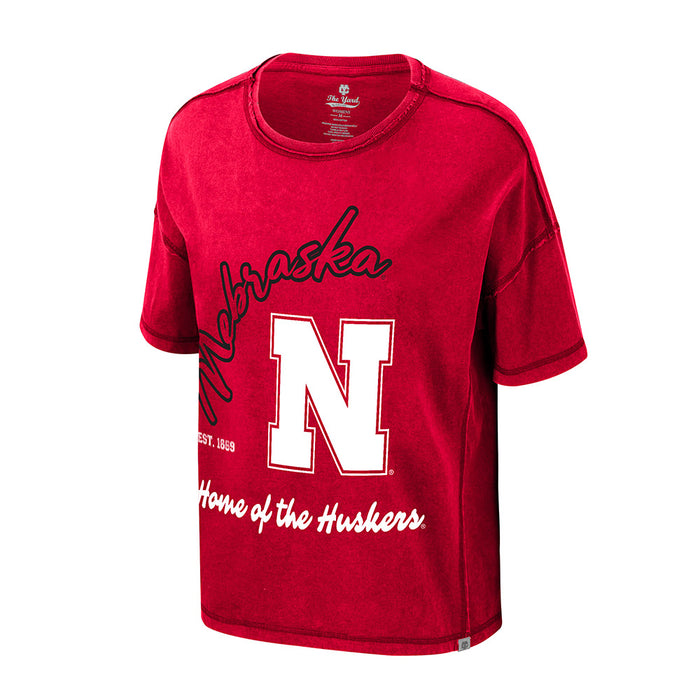 Women's Nebraska Huskers Victoria Boyfriend T-Shirt - NEBRASKA