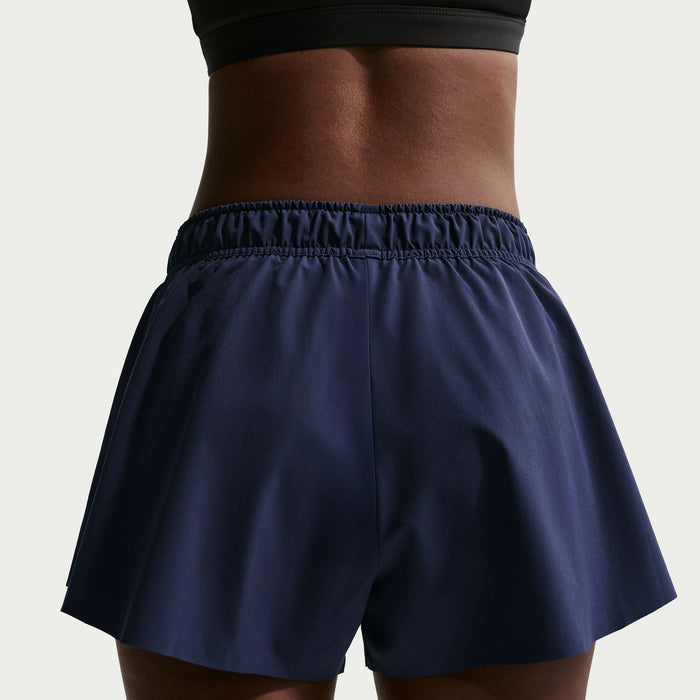 Women's Nike One Mid-Rise 3" Repel Short - 410 - MIDNIGHT