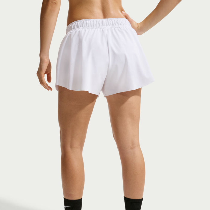 Women's Nike One Mid-Rise 3" Repel Short - 100 - WHITE/BLACK