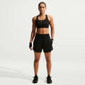 Women's Nike One Mid-Rise 4" Attack Short - 010 - BLACK
