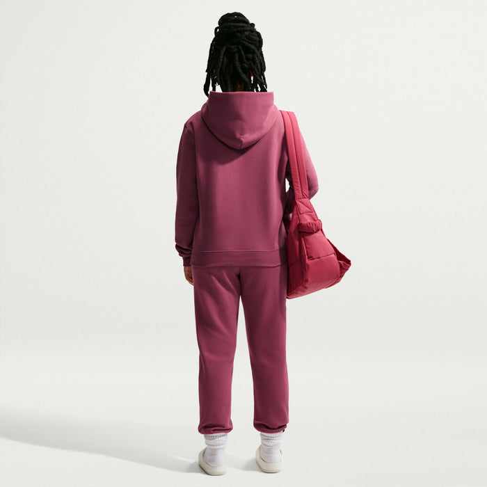 Women's Nike Studio Fleece Medium Weight Hoodie - 654 - PINK SMOKE