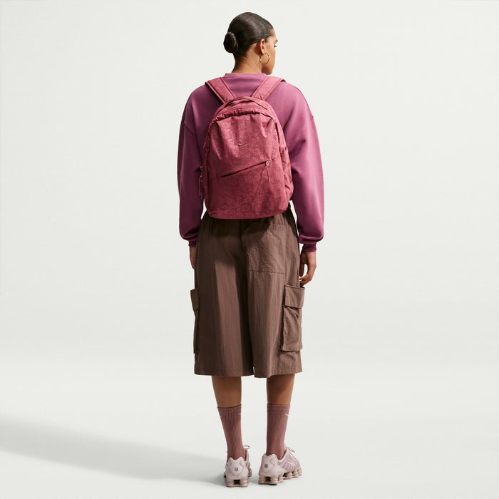 Women's Nike Studio Fleece Medium Weight Oversized Cropped Sweatshirt - 654 - PINK SMOKE