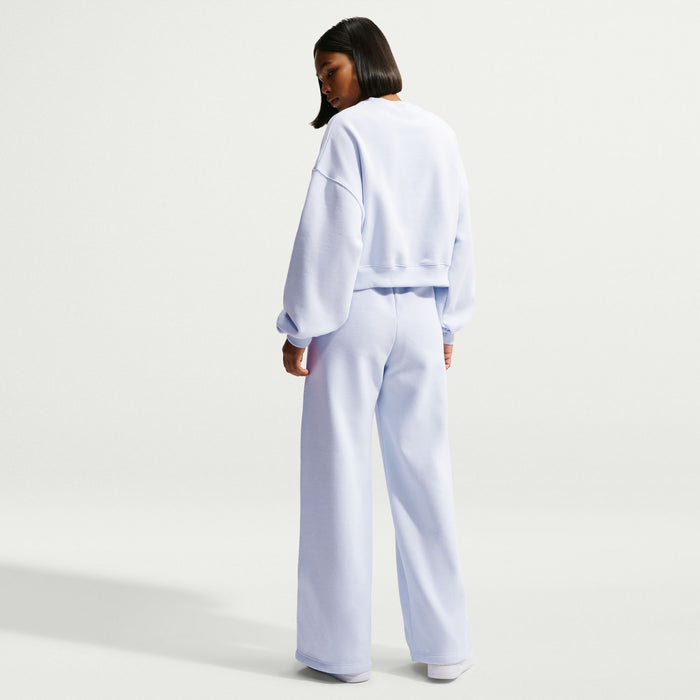 Women's Nike Studio Fleece Medium Weight Oversized Cropped Sweatshirt - 568PPURP