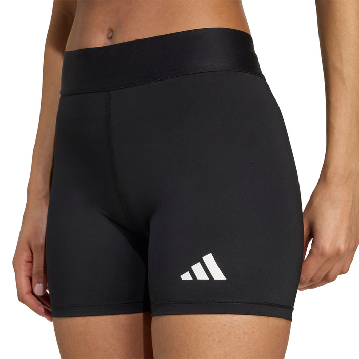 Women's Adidas TechFit 4" Volleyball Shorts - BLACK