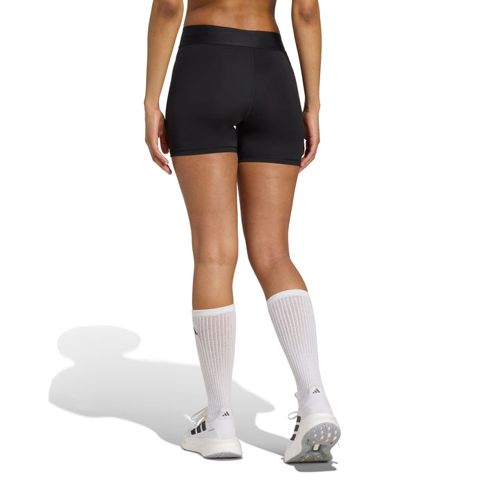 Women's Adidas TechFit 4" Volleyball Shorts - BLACK