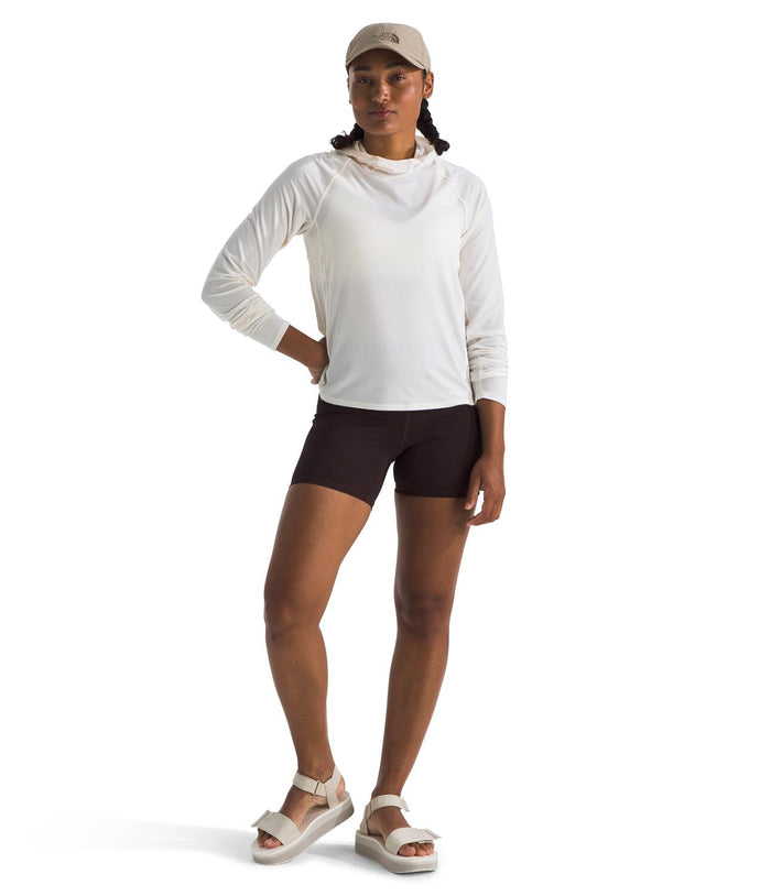 Women's The North Face Adventure Sun Hoodie - QLI - WHITE DUNE