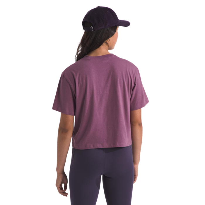 Women's The North Face Evolution Simple Dome Crop T-Shirt - G4YCPURP