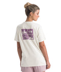 Women's The North Face Exploring Stamps T-Shirt - QLI - WHITE DUNE