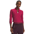 Women's Under Armour Motion 1/2 Zip - 622 - CLARET/PINK