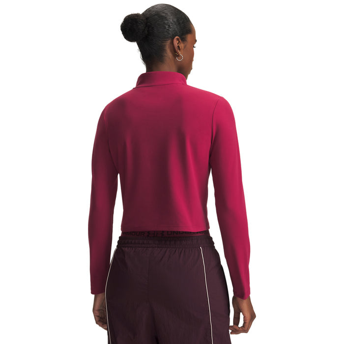 Women's Under Armour Motion 1/2 Zip - 622 - CLARET/PINK