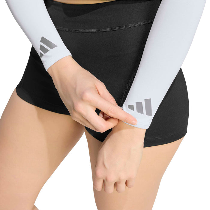 Women's Adidas Volleyball Arm Sleeves - WHITE